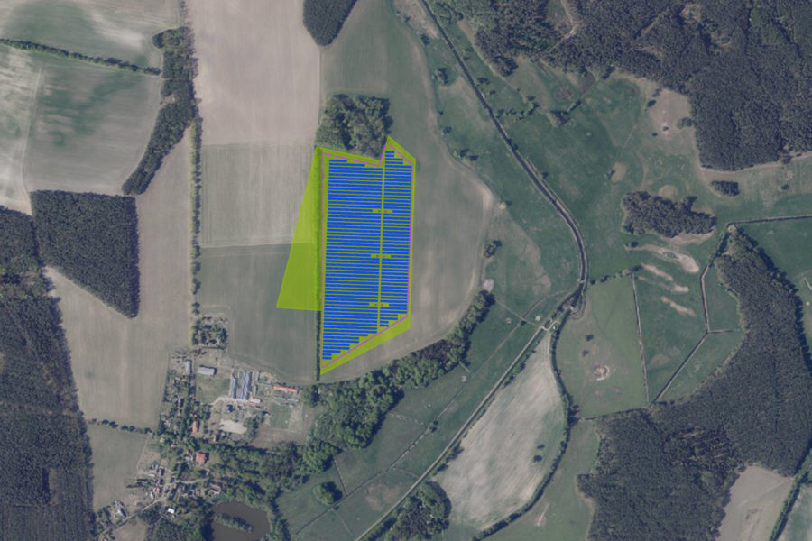 wulkow_nord_belegung_satelit Screenshot: LGB BrandenburgViewer